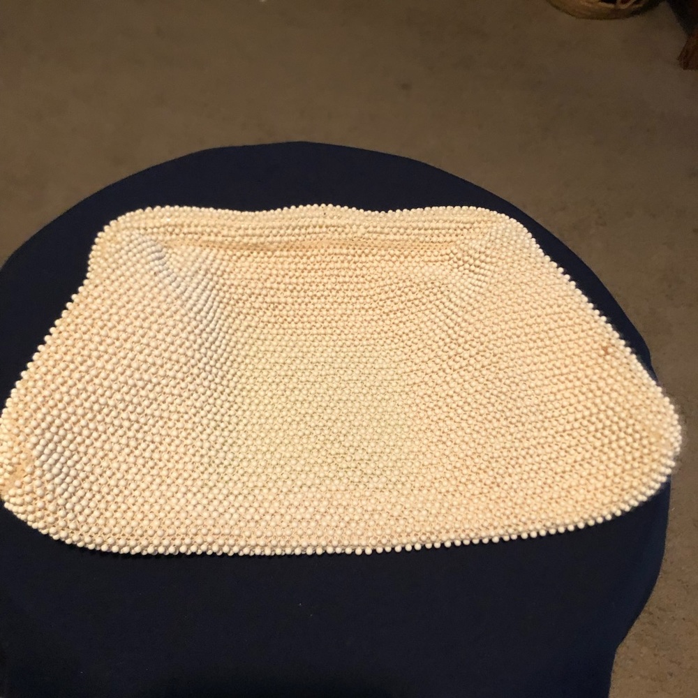 Vintage Lemured Beaded Clutch